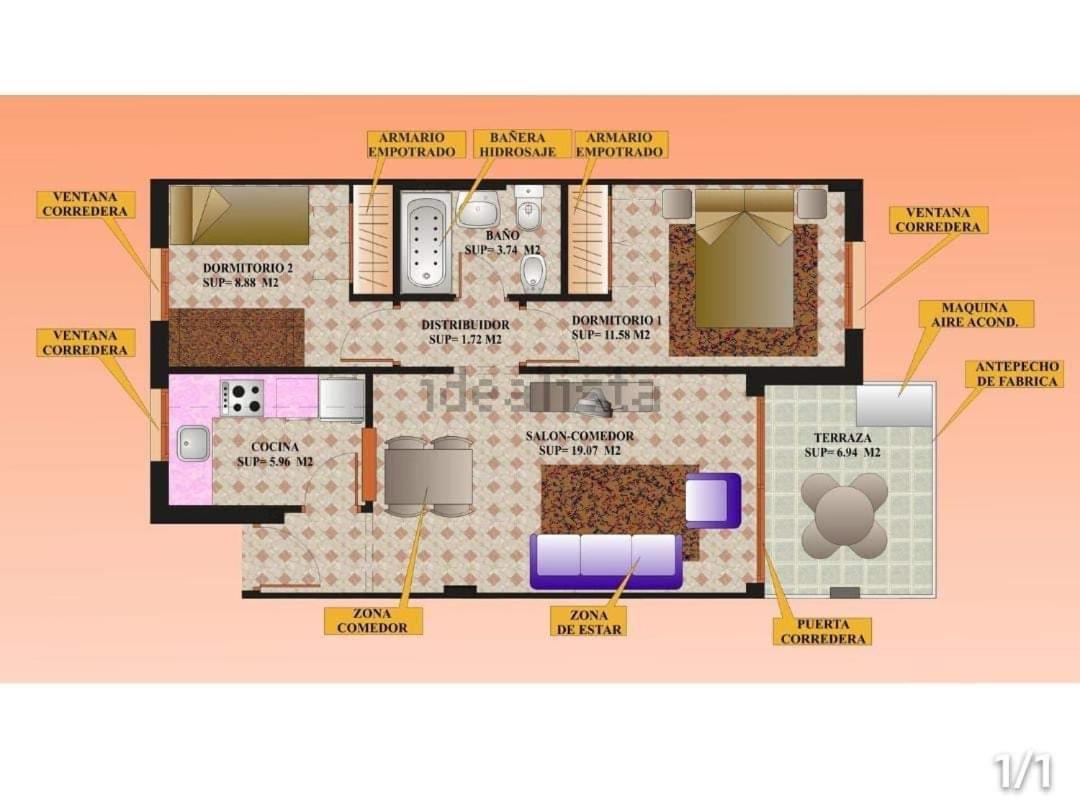 Apartamento Magic World Nueva Marina D'Or 2 Dormitorios Edificio Torremar Oropesa del Mar Bagian luar foto